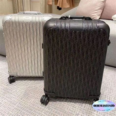 dior rimowa hk|Dior Rimowa luggage price.